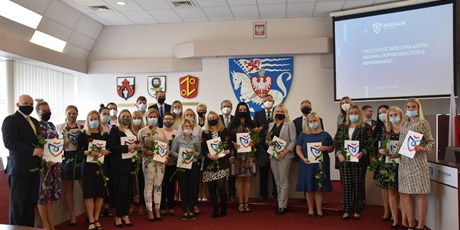 Wręczenie aktów nadania stopnia awansu zawodowego nauczyciela mianowanego