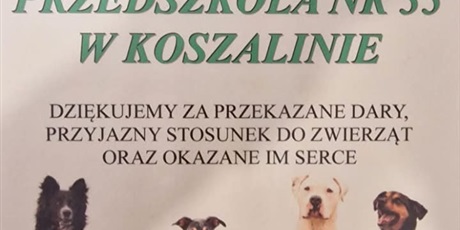 podziękowanie dla przedszkola